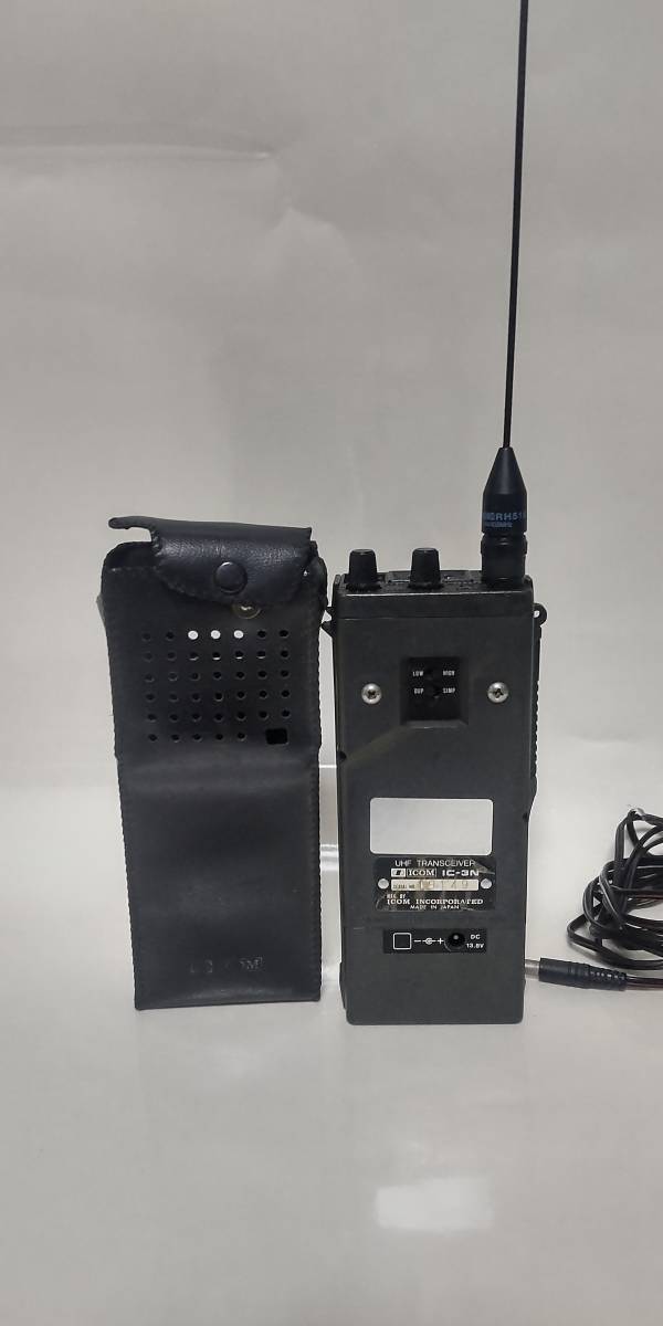 ICOM アイコム IC-3N 430MHz ハンディ トランシーバー　シガー電源付き　現状品_画像4