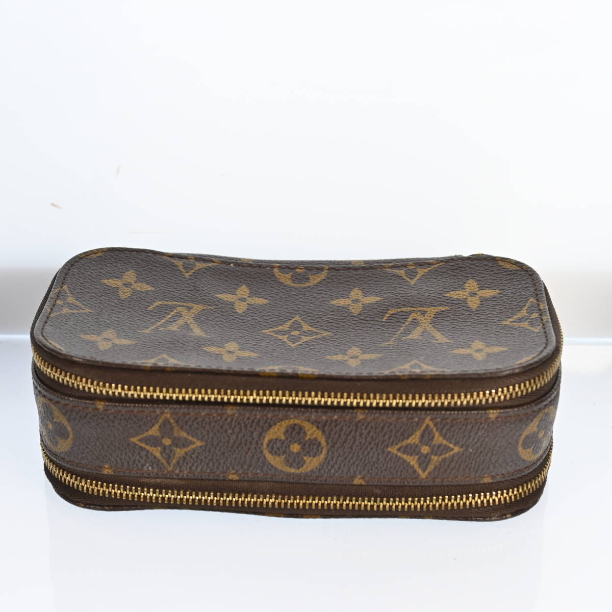 LOUIS VUITTON 化粧ポーチ モノグラム M47510 トゥルースブラシュPM コスメポーチ F1206.9T511_画像1