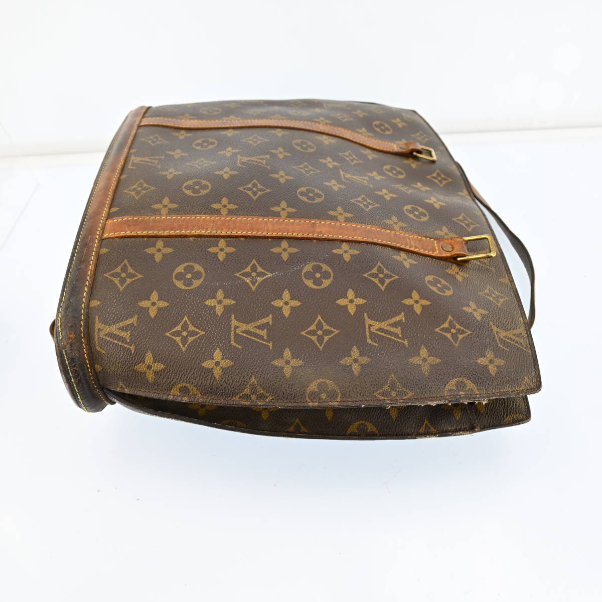 LOUIS VUITTON ルイヴィトン モノグラム バビロン M51102 トートバッグ ブラウン　R2549CA511　ジャンク_画像5