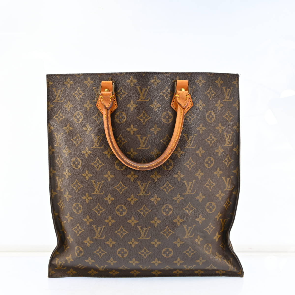 LOUIS VUITTON ルイヴィトン M51140 モノグラム サックプラ トートバッグ ハンドバッグ　ジャンク　F1213.5CA511_画像2