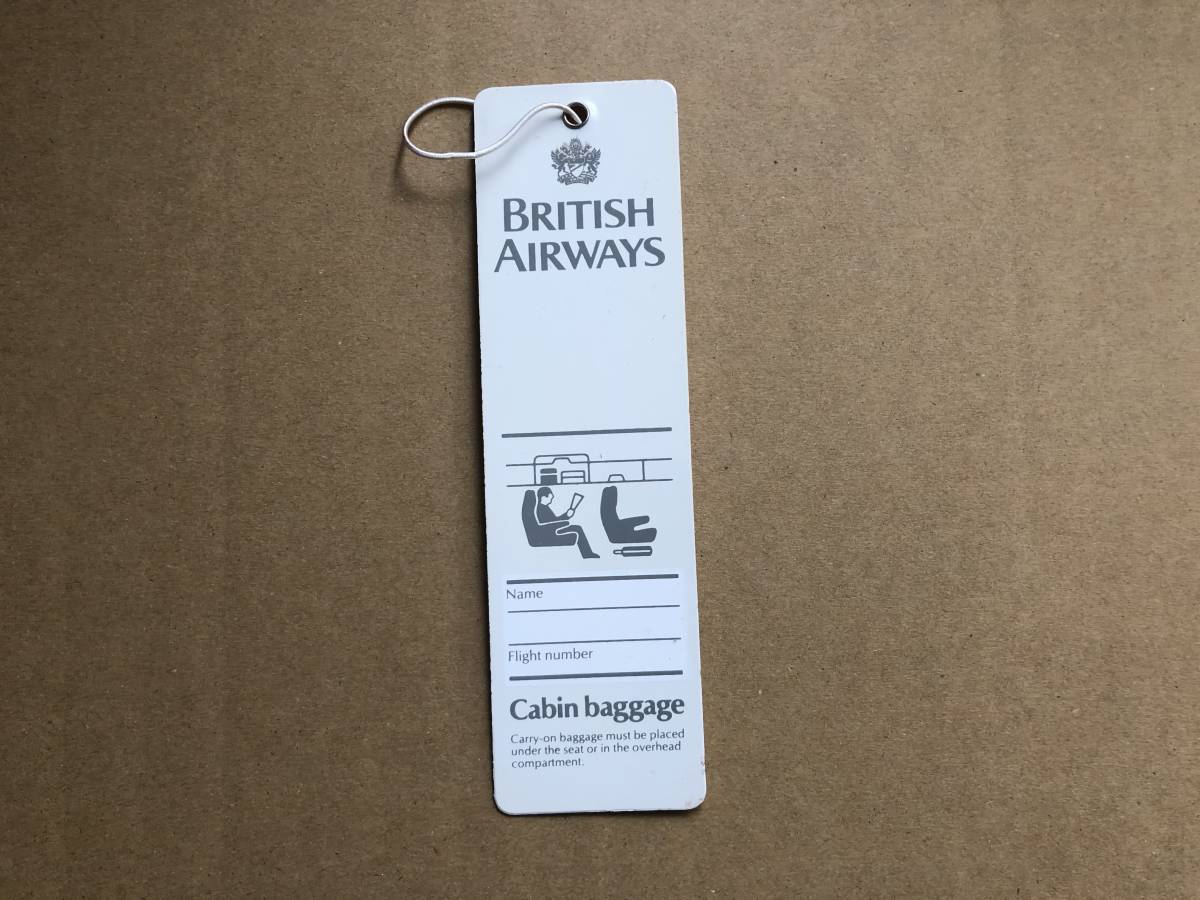 コンコルド ☆ Concorde Cabin Baggage Tag 機内手荷物札 就航10周年（即決あり）_画像2