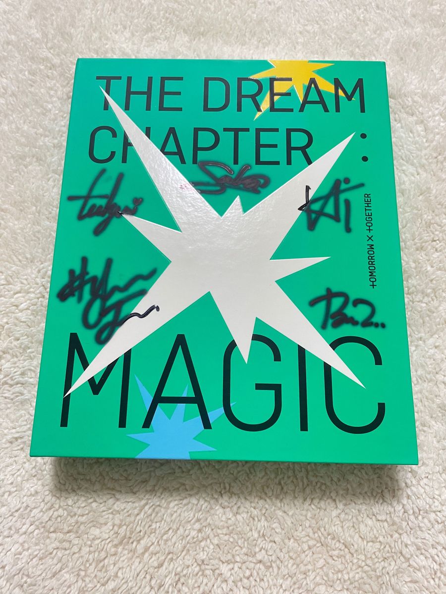 貴重 TXT 直筆サイン入りアルバム THE DREAM CHAPTER MAGIC 貴重 TXT 直筆サイン入りアルバム THE DREAM CHAPTER MAGIC