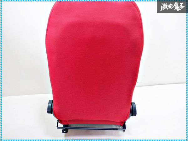 社外品 JA22W ジムニ― セミバケ セミバケットシート シート レッド 赤 レール付き 左 助手席 リクライニング確認済!!の画像9