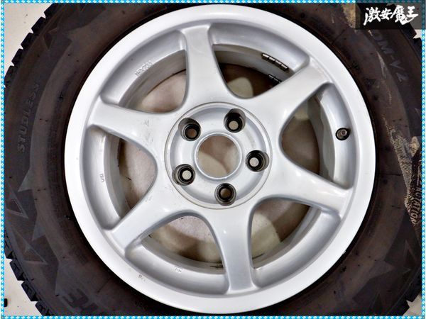 社外品 16インチ 7J +35 5穴 5H PCD114.3 ホイール BRIDGESTONE ブリヂストン BLIZZAK DM-V2 215/70R16 100Q スタッドレスタイヤ_画像3