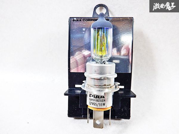 未使用 在庫有 ホンダ マツダ PIAA ピア 12V・65/55W イオンクリスタル バルブ Hハロゲン 2個セット B-77 DHH6555 青黄光 棚 D-12-L_画像6