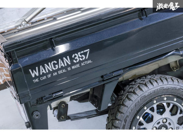 WANGAN357 ステッカー 小サイズ 黒 ブラック 1枚セット_サンプル画像