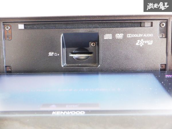 保証付 KENWOOD ケンウッド メモリーナビ MDV-M705W 地図データ 2022年 Bluetooth CD再生 DVD再生 地デジ 棚C5