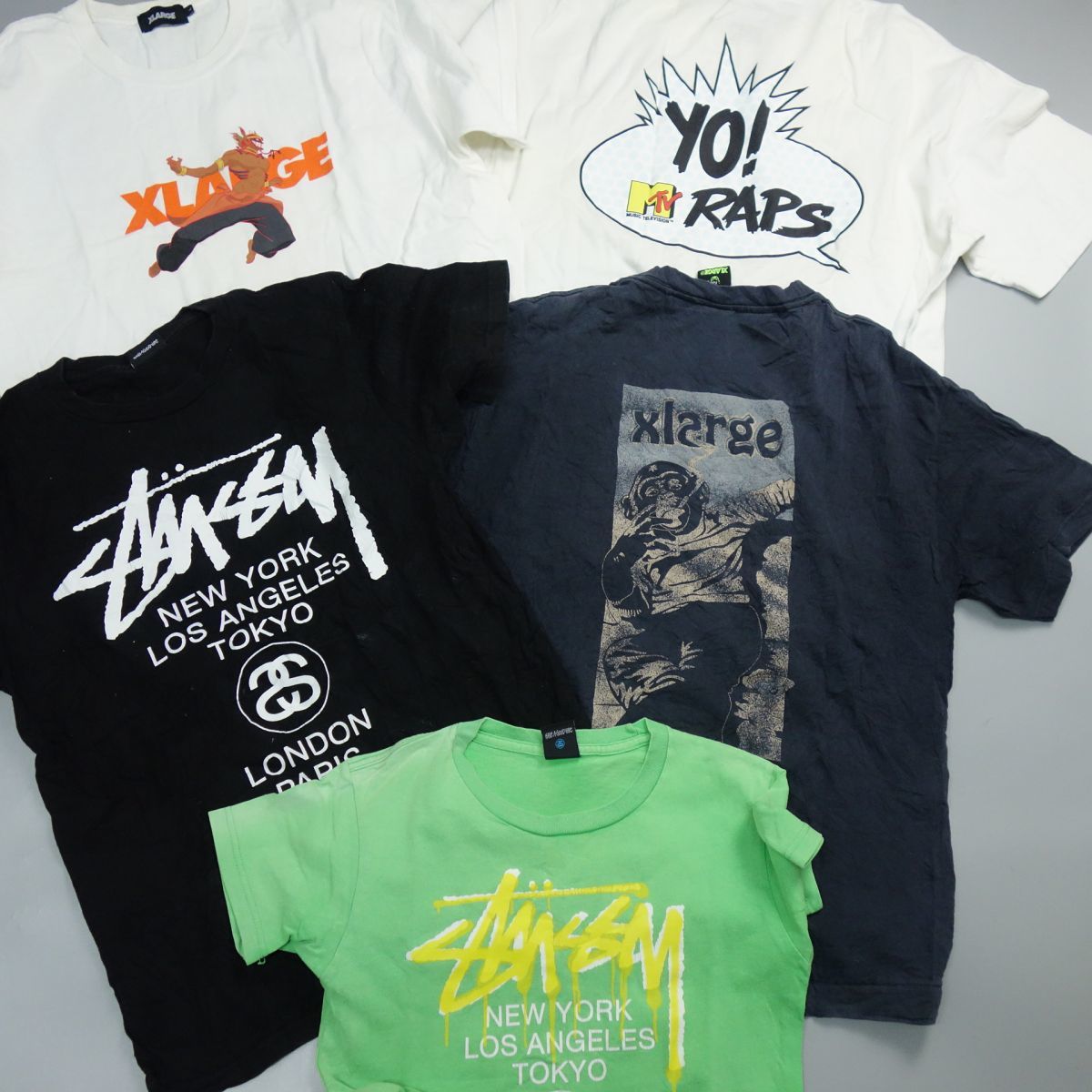 1円 11点おまとめ 卸売 STUSSY ステューシー エクストララージ Tシャツ 90s 00s アメリカ古着 ストリート_画像3