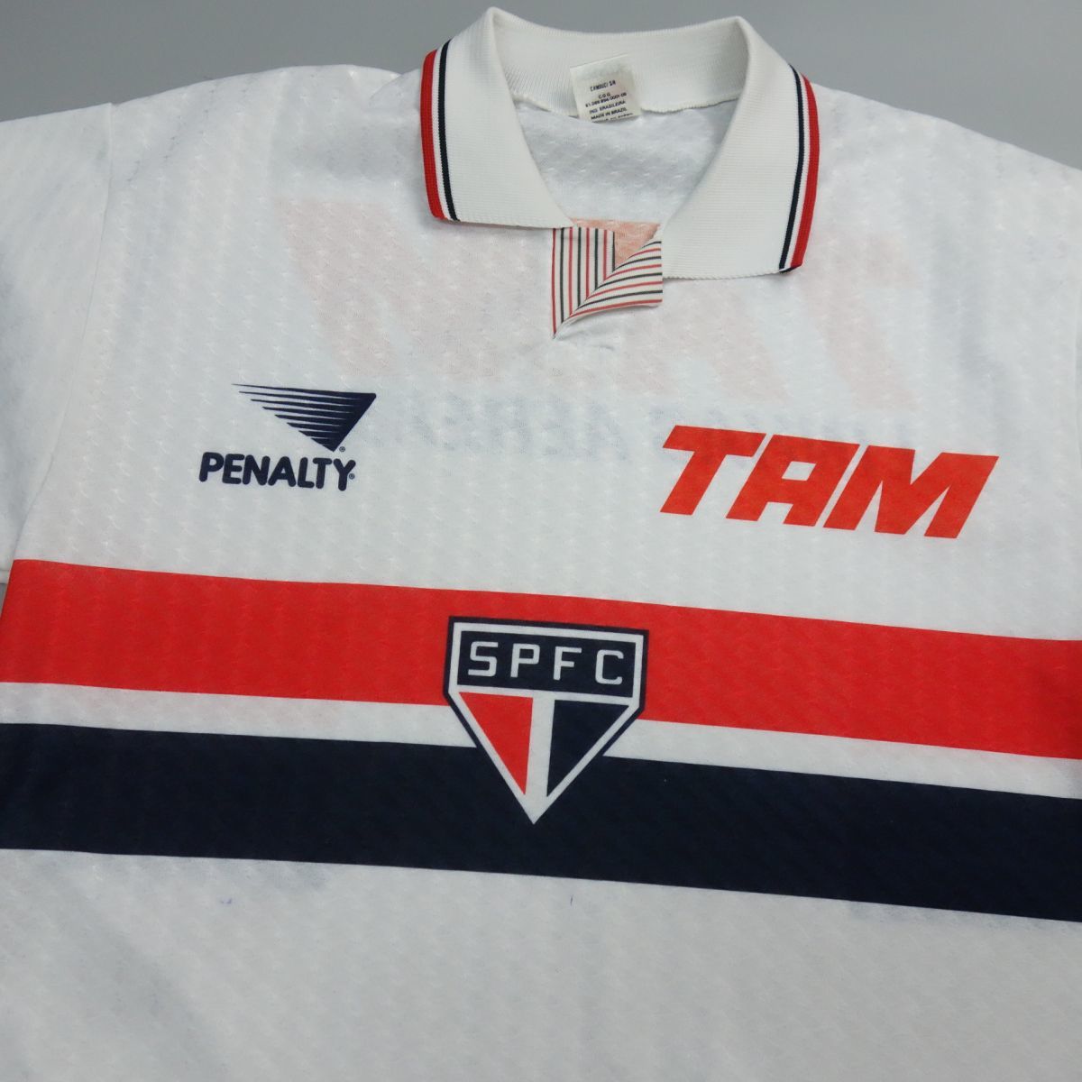 ブラジル製 サンパウロFC Sao Paulo FC 94-95年 ホームユニフォーム メンズ L サッカー_画像2