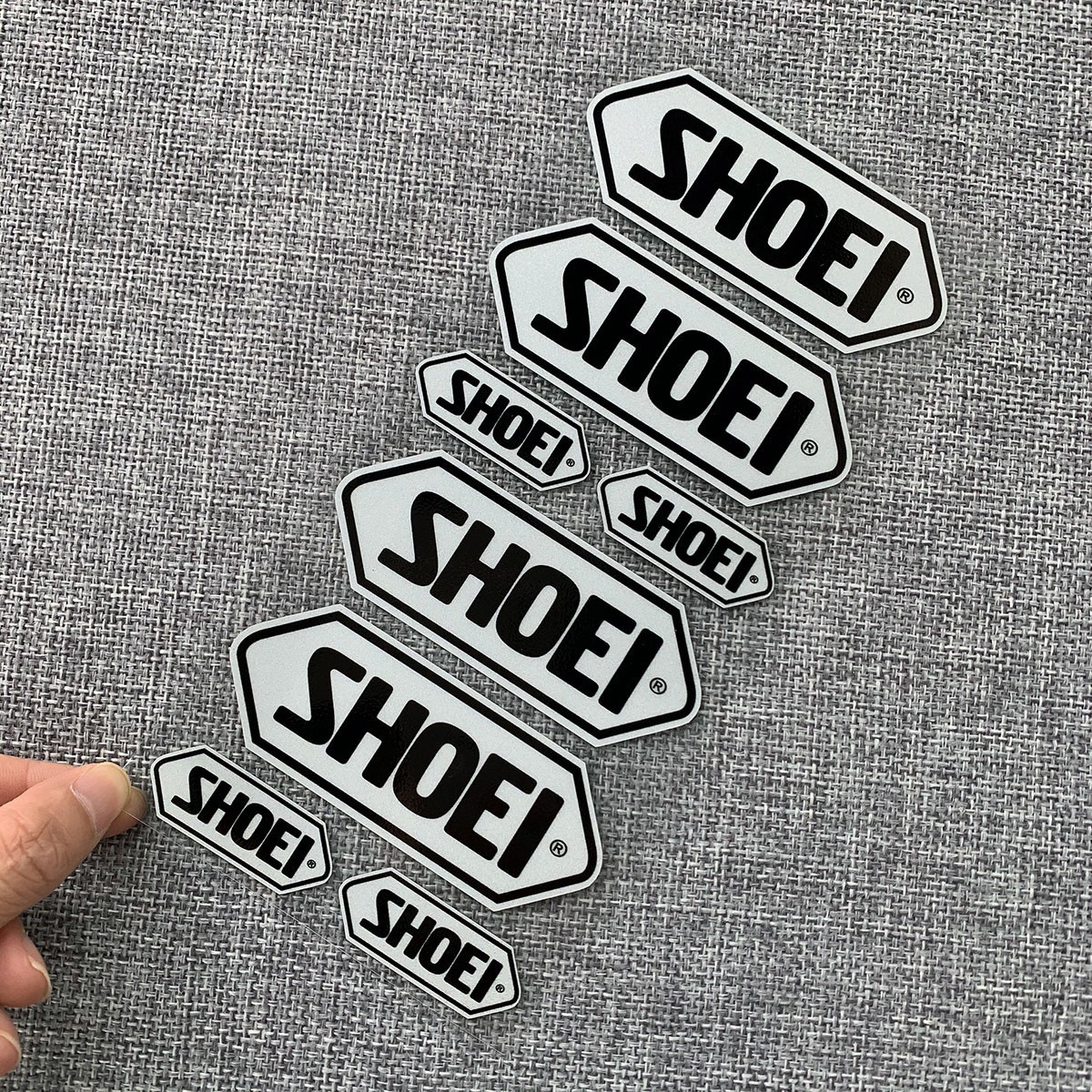 “SHOEI”Bike&Helmet Reflective Sticker“高品質”反射+防水ステッカー#高輝度”バイク&メットステッカー●RS-BB-04×1枚：送料込み999円_画像1