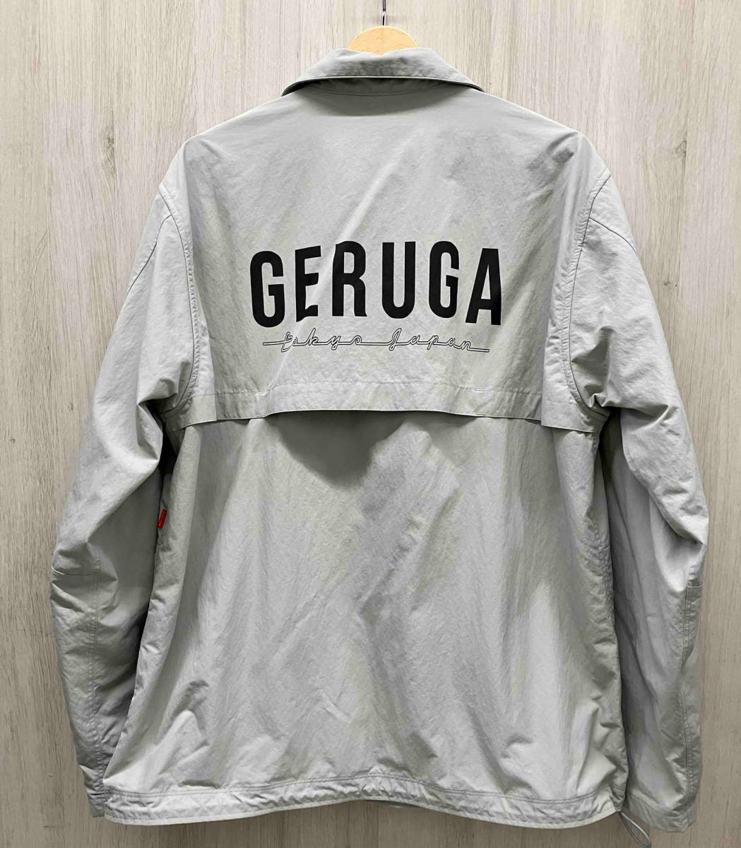Geruga Performance GR-J-141 コーチジャケット ナイロン シルバーグレー Lサイズ_画像2