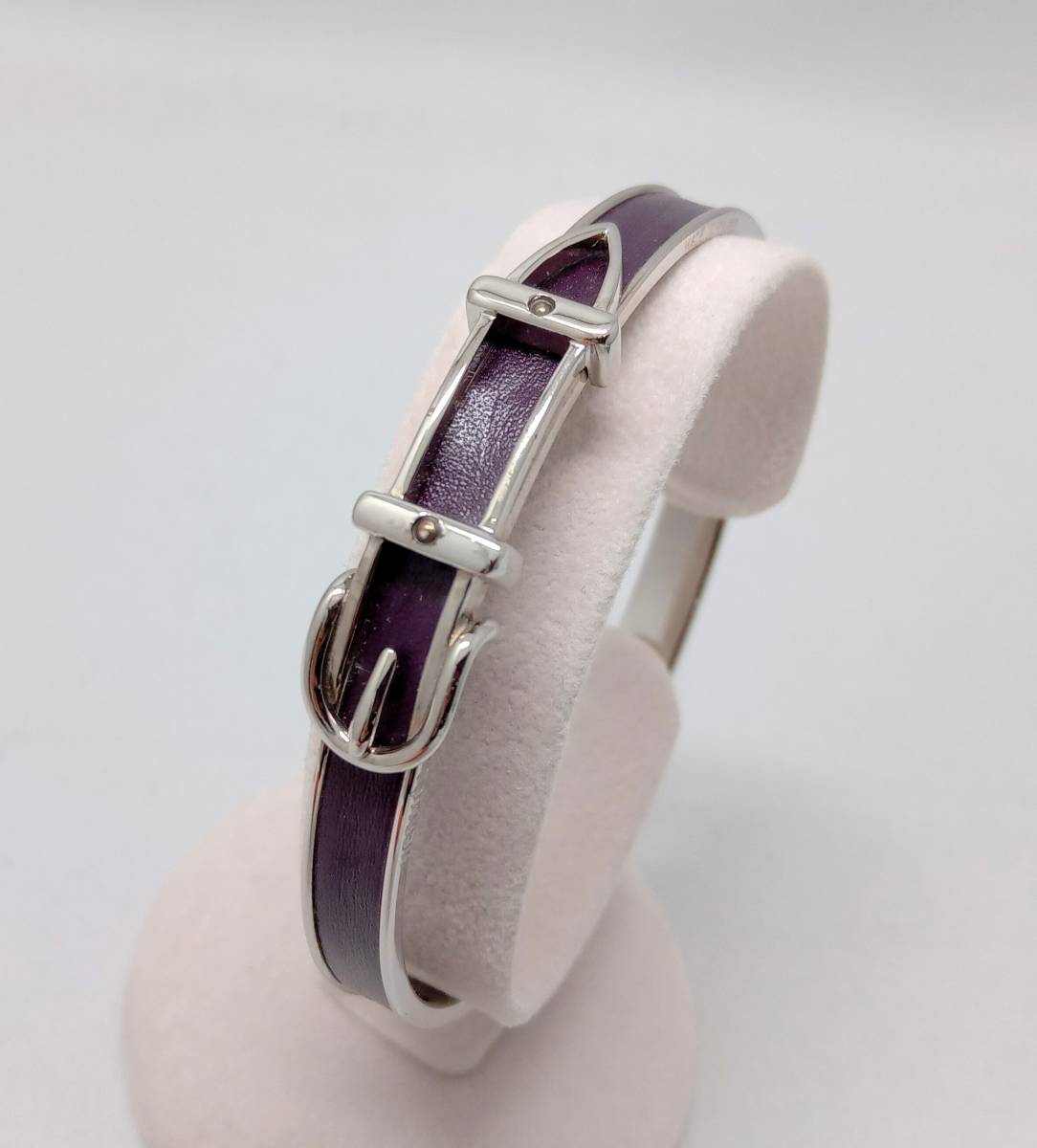 独特の上品 エルメス HERMES バングル 20.3g パープル ブレスレット、バングル