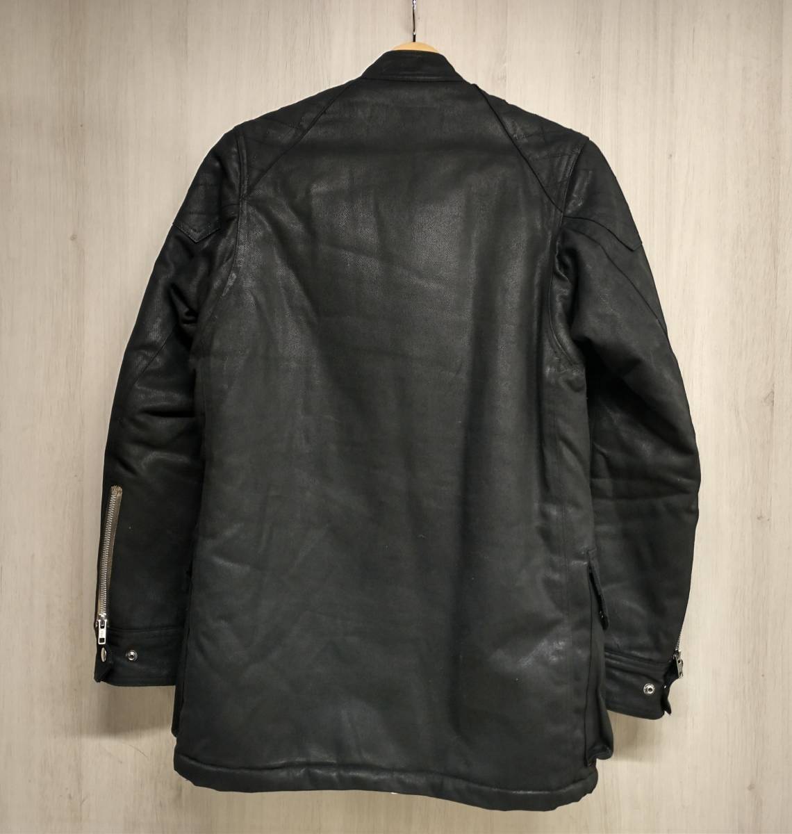 CYbER dYNE Black Label taAR Flame master jacket サイバーダイン フレームマスタージャケット ブラック コットン 裏ボア 日本製_画像3