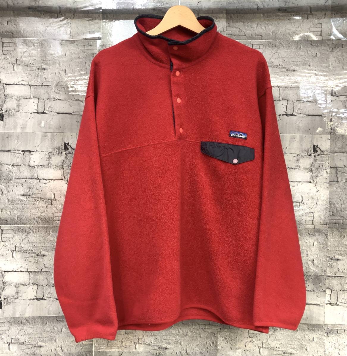 Patagonia パタゴニア SYNCHILLA プルオーバー シンチラ フリース 25450 サイズL レッド 店舗受取可