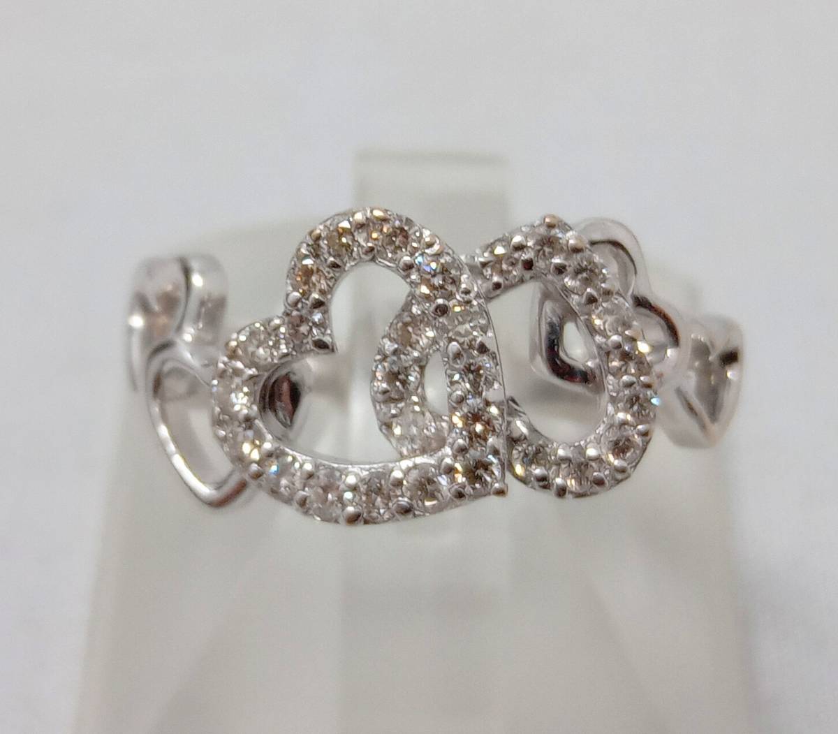 最高品質の Samantha Tiara 3.4g 12号 ダイヤ0.27ct K18WG ティアラ サマンサ ホワイトゴールド