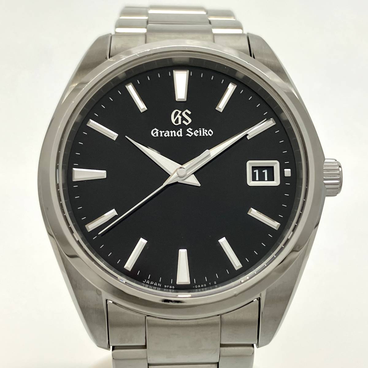 箱 取説 付 GRAND SEIKO グランドセイコー SBGP011 9F85-0AC0 クォーツ メンズ 腕時計 2023年10月 電池交換 新品仕上げ 済