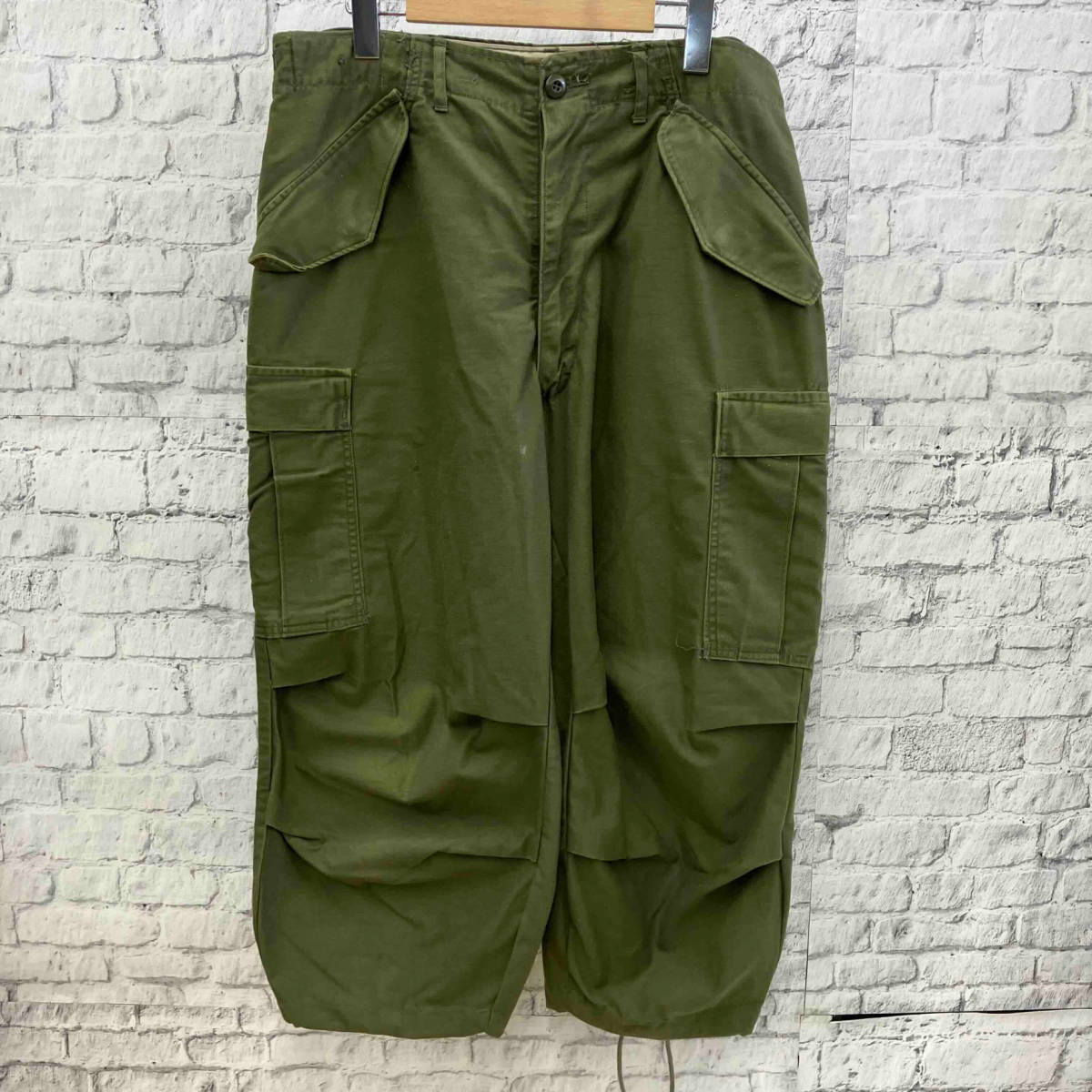 US.ARMY M-65 70s field pants cargo pants cotton khaki 8415-782-2954 size M