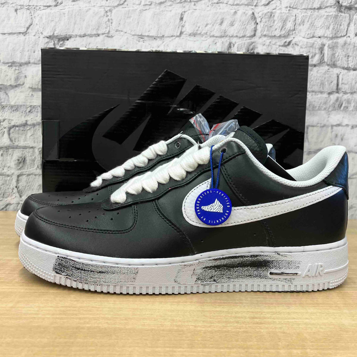 NIKE PEACEMINUSONE AIR FORCE 1 LOW PARANOISE BLACK ナイキ ピースマイナスワン エアフォース 1 AQ3692-001 サイズ28.5cm_画像1