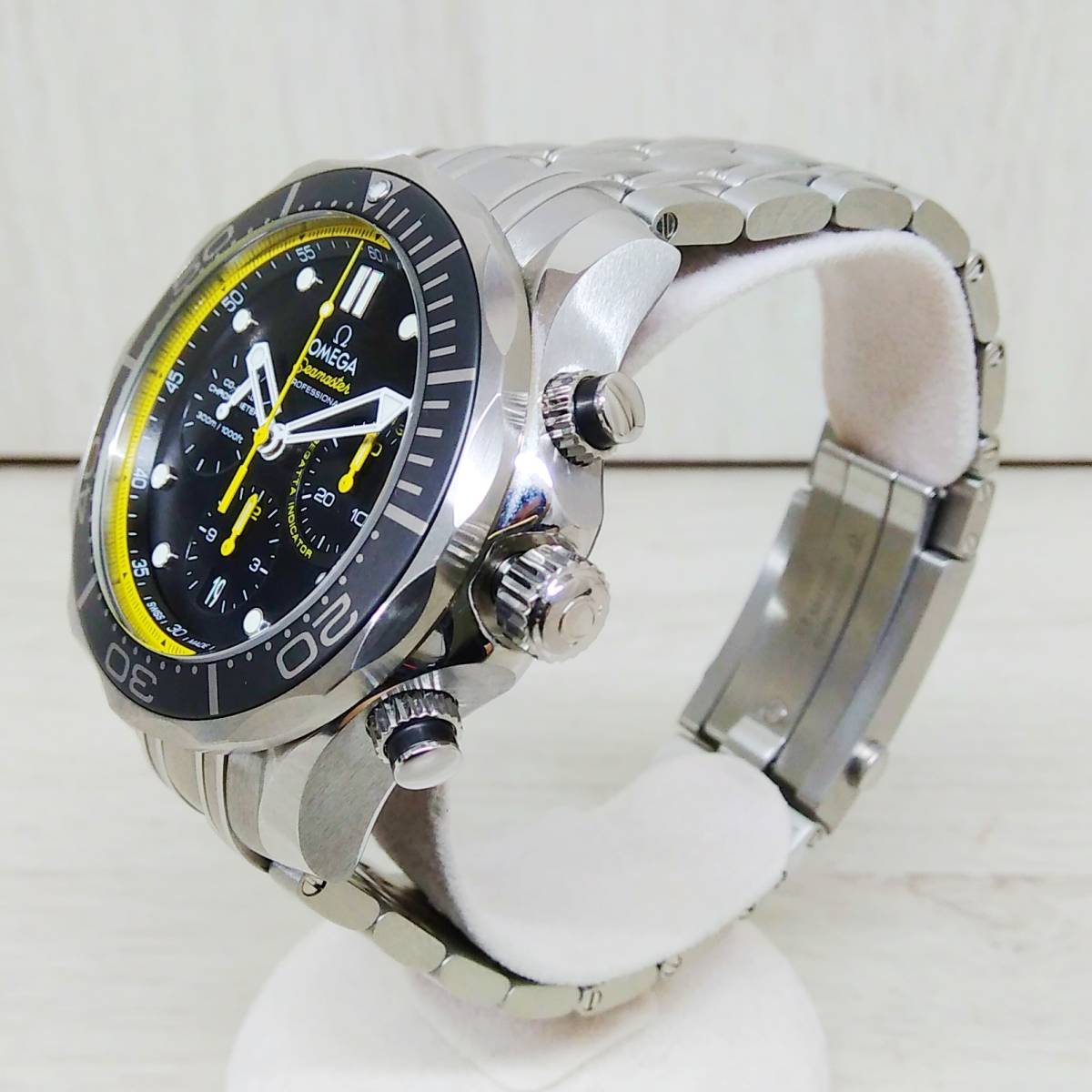 OMEGA オメガ／SeaMaster シーマスター 212.30.44.50.01.002 コーアクシャル・クロノグラフ 自動巻き 付属品有り 腕時計の画像3