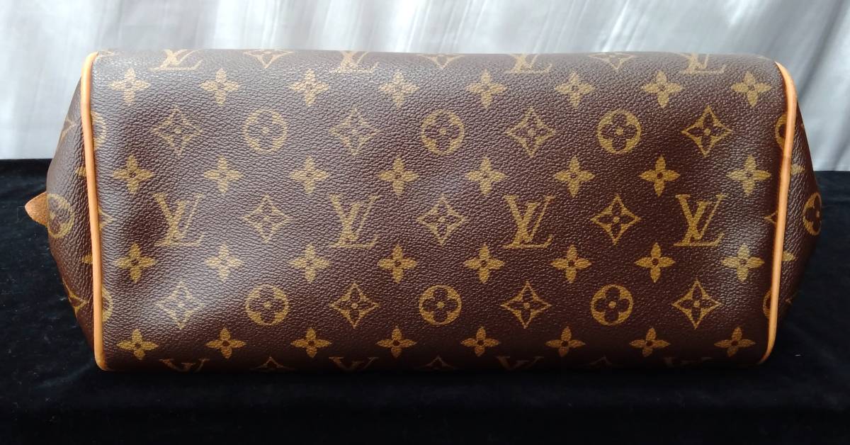 LOUIS VUITTON ルイヴィトン モノグラム モントルグイユPM MI4140 ブラウン ハンドバッグ 手提げ鞄 南京錠付属 鍵欠品_画像3