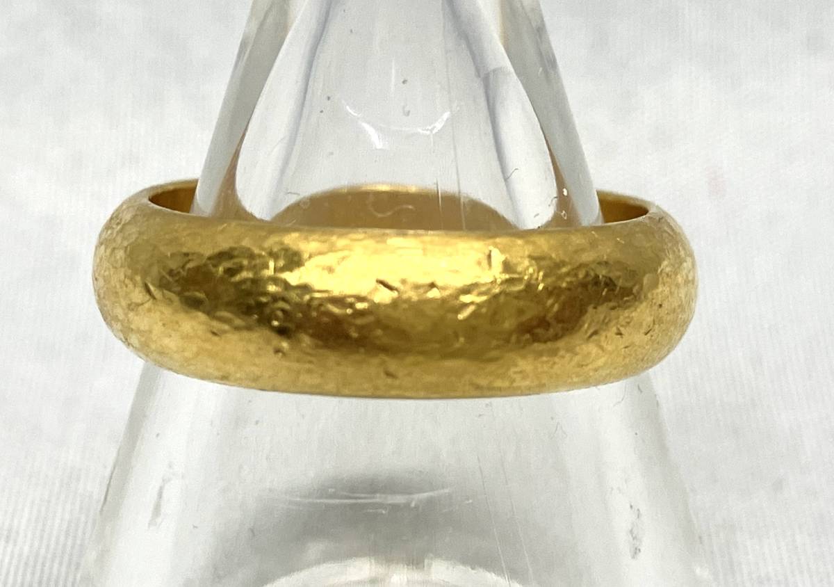 【SALE/37%OFF】 K24 リング 10.5号 7.5g 幅0.5cm 甲丸 シンプル その他