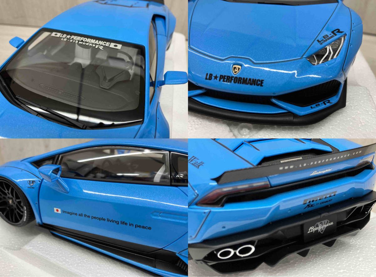 AUTOart 79122 LB-WORKS LAMBORGHINI HURACAN (METALLIC SKY BLUE) 現状品の画像6