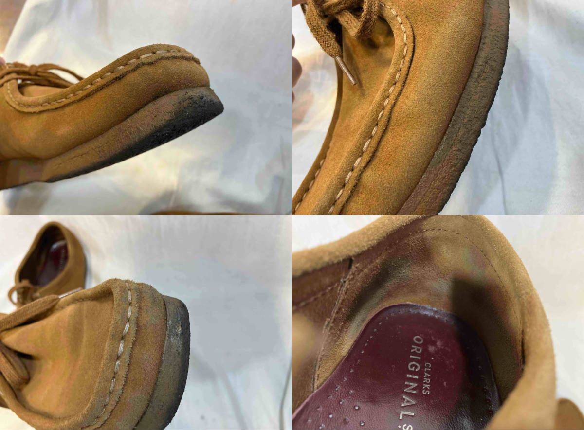 Clarks WALLABEES BOOTwala Be boots 61162012 Brown Camel Clarks store receipt possible 