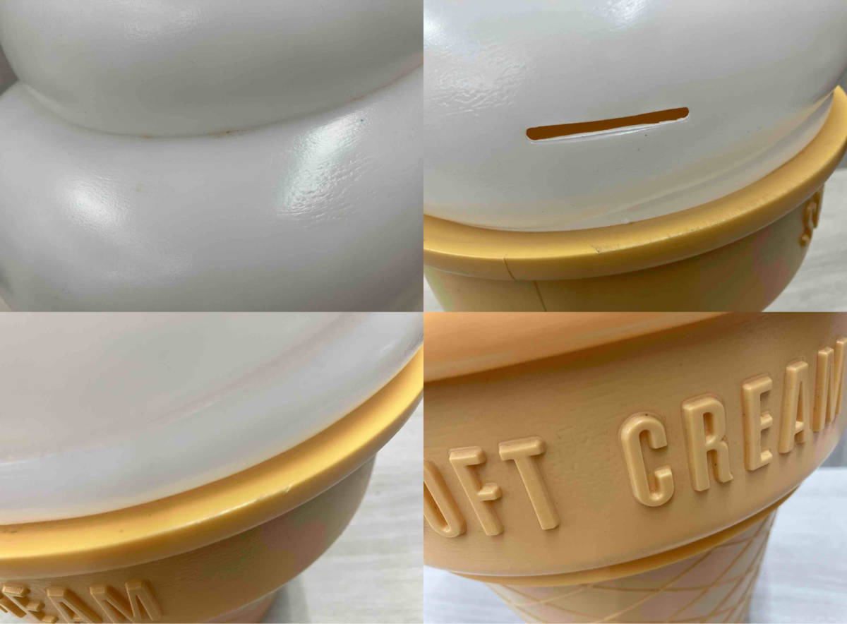 ソフトクリーム SOFT CREAM 置き物 貯金箱_画像4