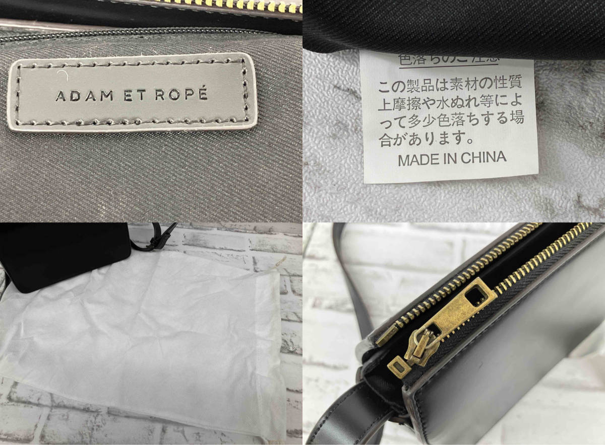 Adam et Rope アダムエロペ ショルダーバッグ 2WAY ブラック 店舗受取可_画像7