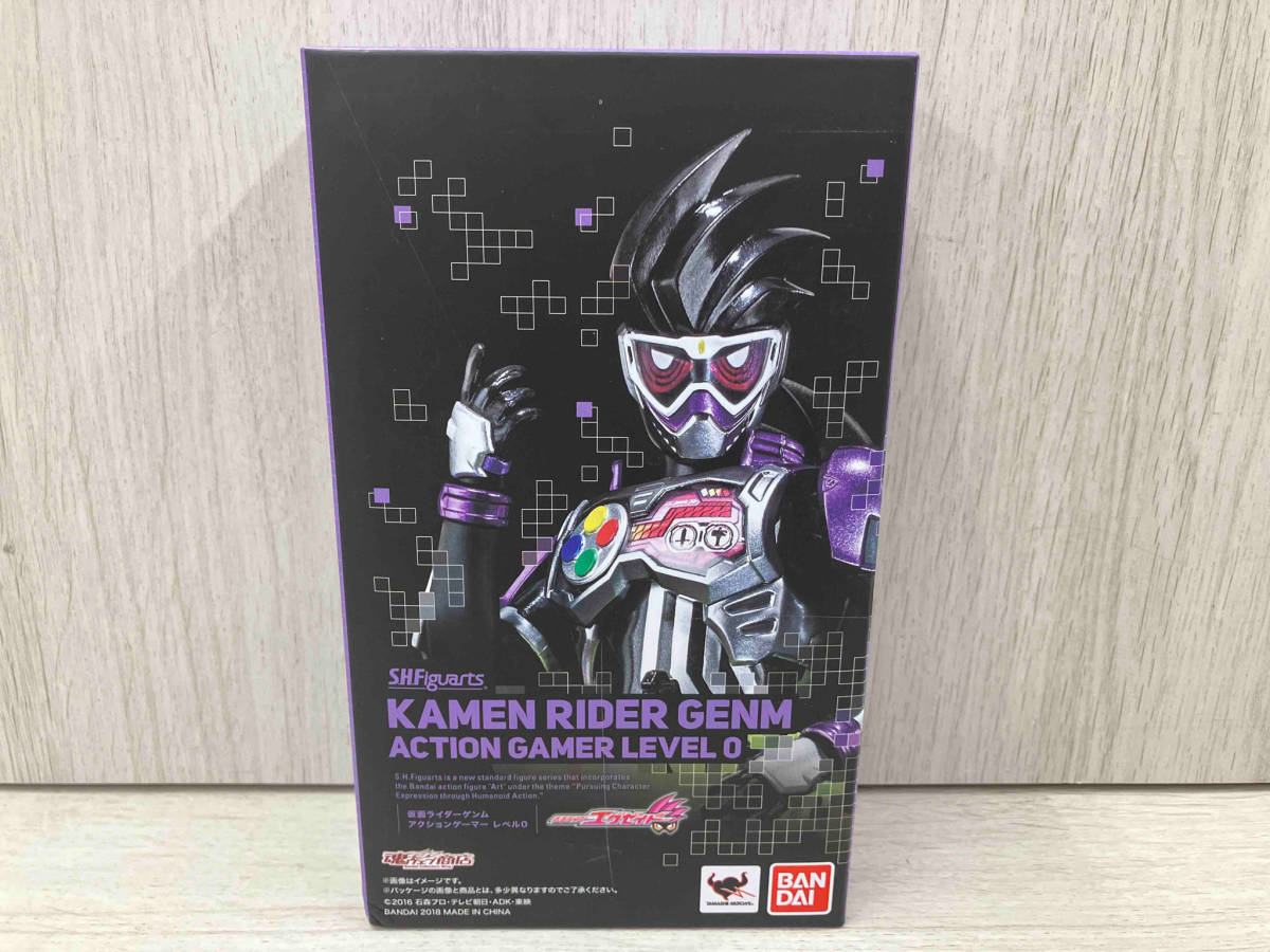 【未開封品】S.H.Figuarts 仮面ライダーゲンムアクションゲーマーレベル0 魂ウェブ商店限定 仮面ライダーエグゼイド_画像1