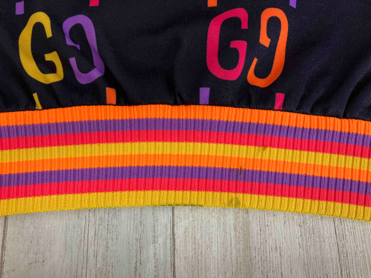 GUCCI JUMBO GG TECHNICAL JERSEY made in ITALY グッチ ジャンボGG テクニカルジャージー ジップジャケット イタリア製 サイズS_画像6