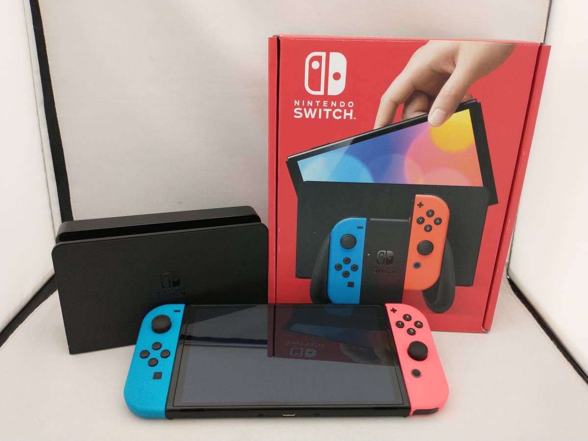 Nintendo Switch(有機ELモデル) Joy-Con(L)ネオンブルー/(R)ネオン