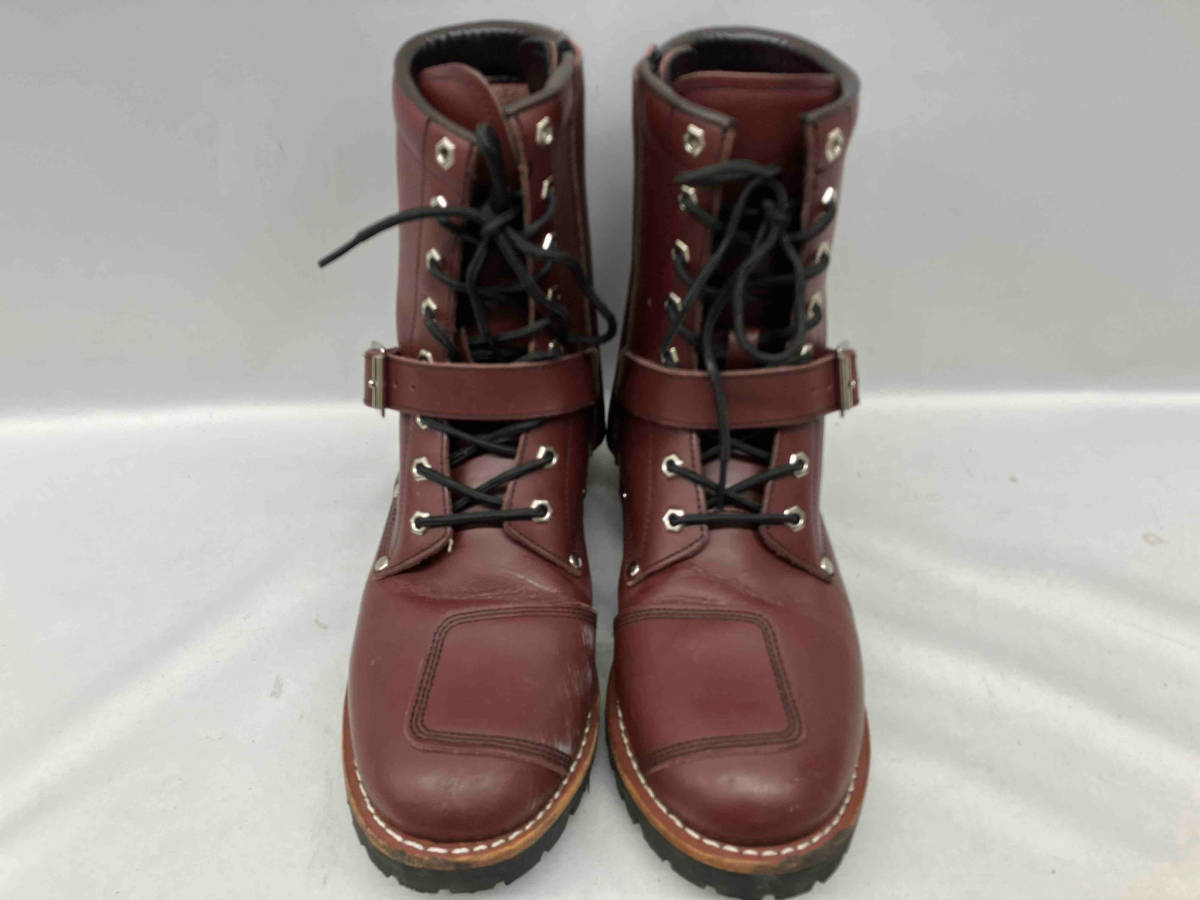 AVIREX アヴィレックス　BIKER BOOTS AV2100 YAMATO バイカーブーツ ヤマト　CHERRY BROWN メンズ　27cm_画像5