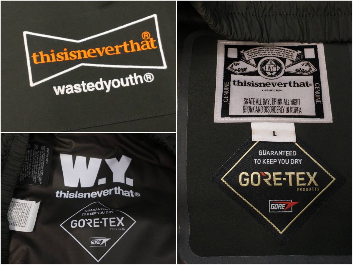 Thisisneverthat WASTED YOUTH GORE-TEX NYLON PANTS ウェイステッド