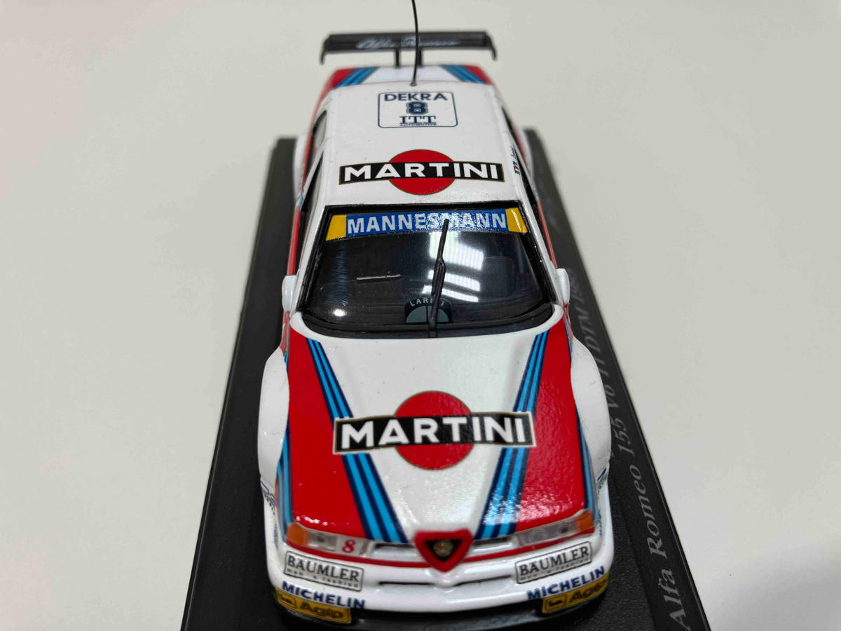 1/43 MINICHAMPS Alfa Romeo 155 V6 TI DTM 1995 N.Larini Martini Racing =コラ・ラリーニ マルティニ ミニチャンプス 430950408_画像7