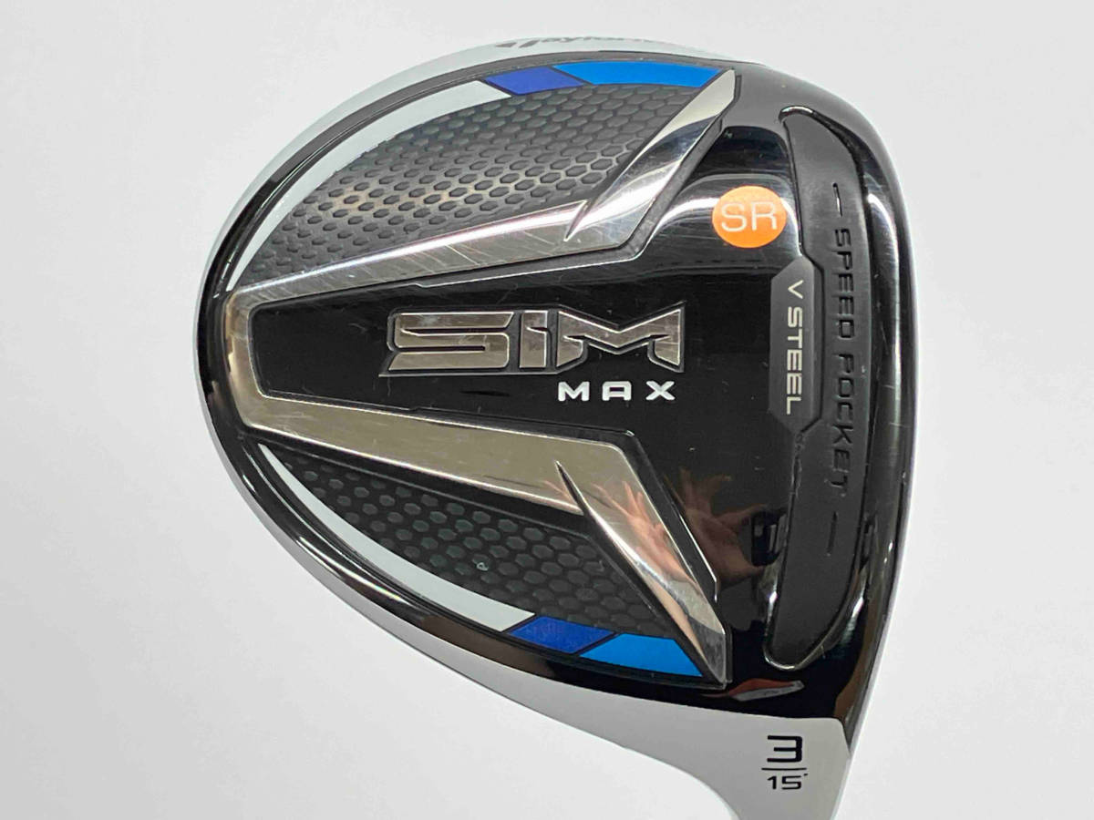 【ヘッドカバーなし】TaylorMade テーラーメイド　SIM シム MAX マックス 3番 15° フェアウェイ フレックスSR_画像1