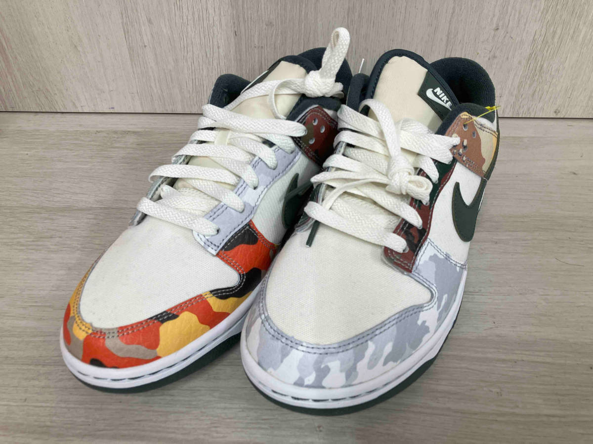 NIKE スニーカー NIKE DUNK LOW SE SAIL MULTI CAMO／DH0957-100 スニーカー_画像9