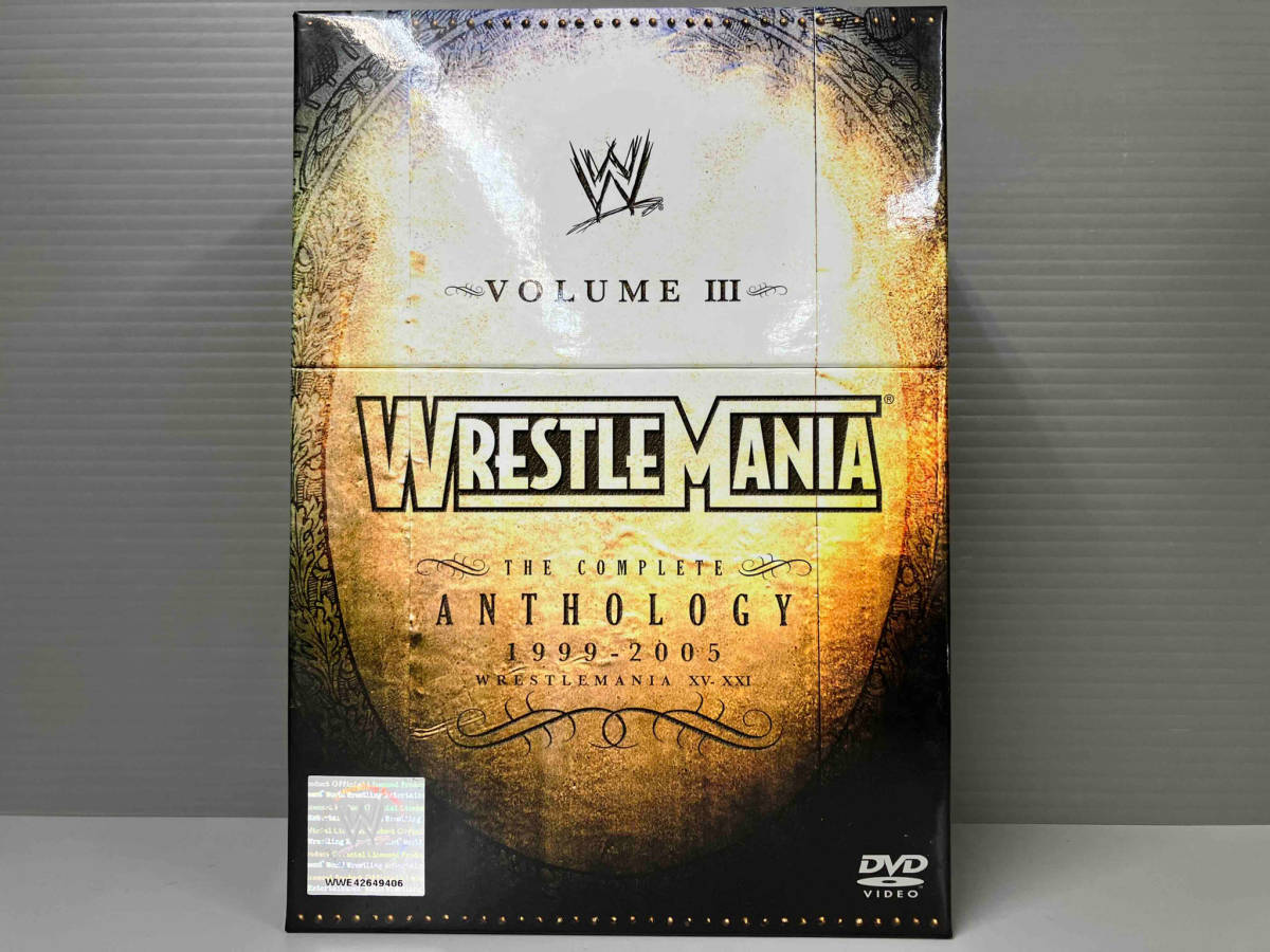 DVD WWE レッスルマニア・アンソロジーBOX3 - ※日焼け・キズ有り_画像1