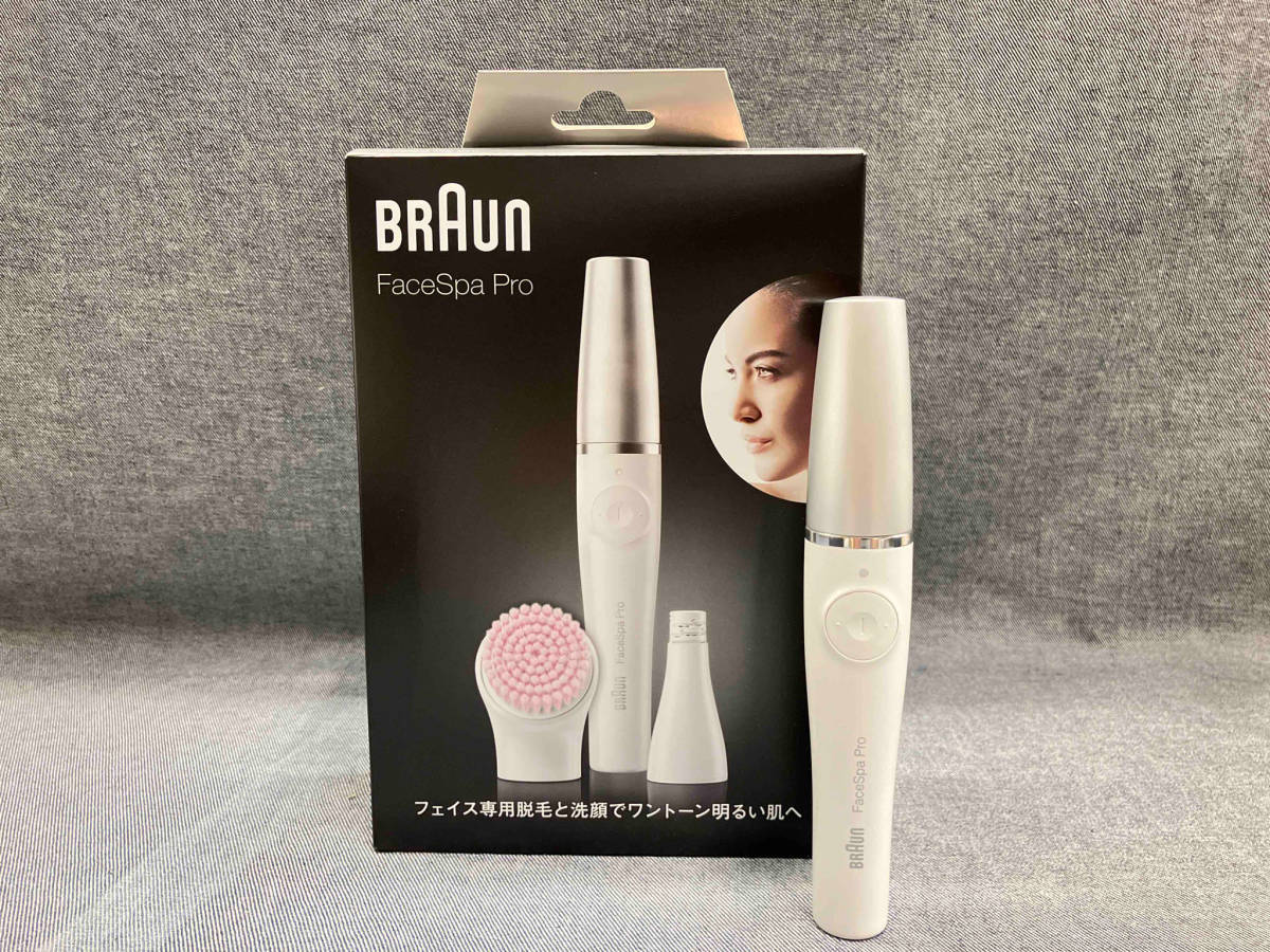 【1円スタート】BRAUN フェイススパ SE910 [顔用脱毛・洗顔器] 美容家電(※07-06-15)_画像1