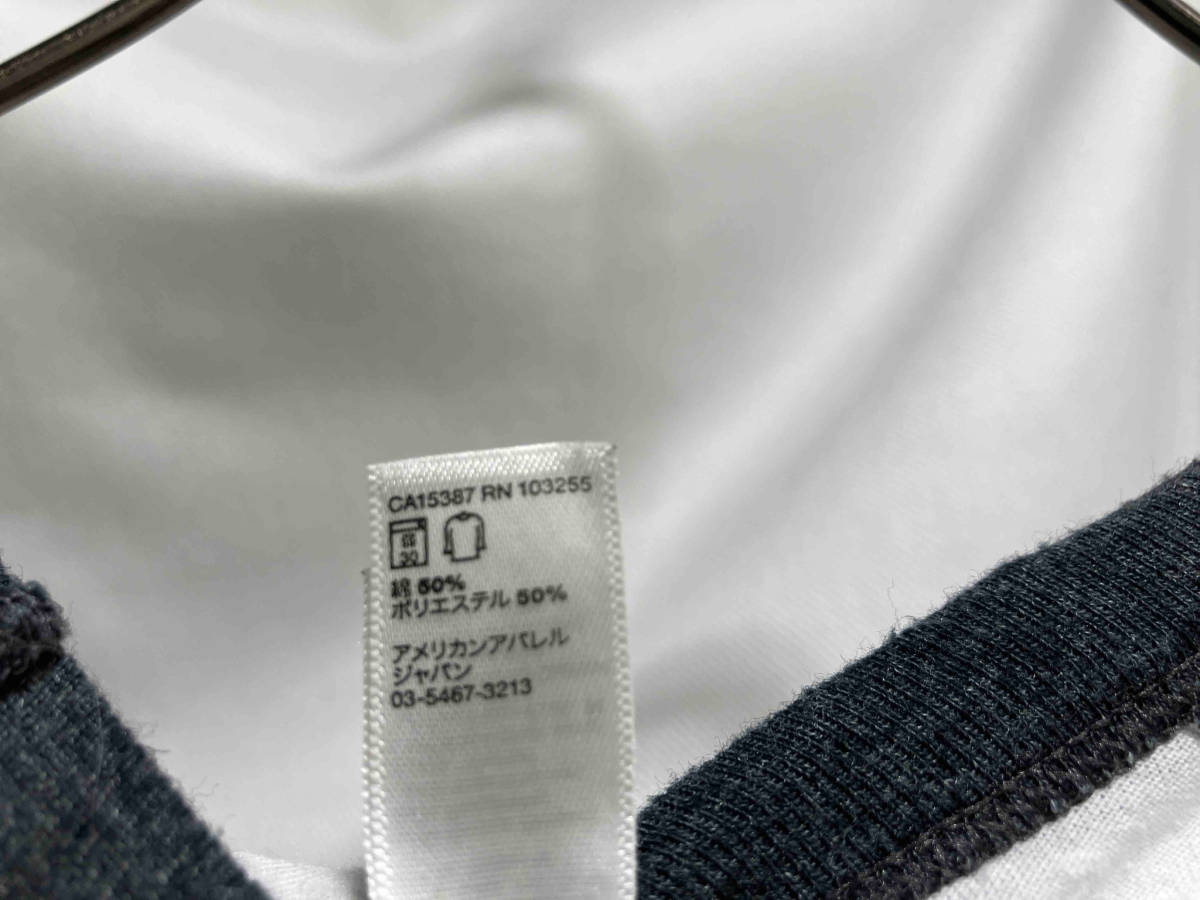 american apparel DINOSAUR Jr 7 minute height T-shirt American Apparel Dinosaur M white × gray 