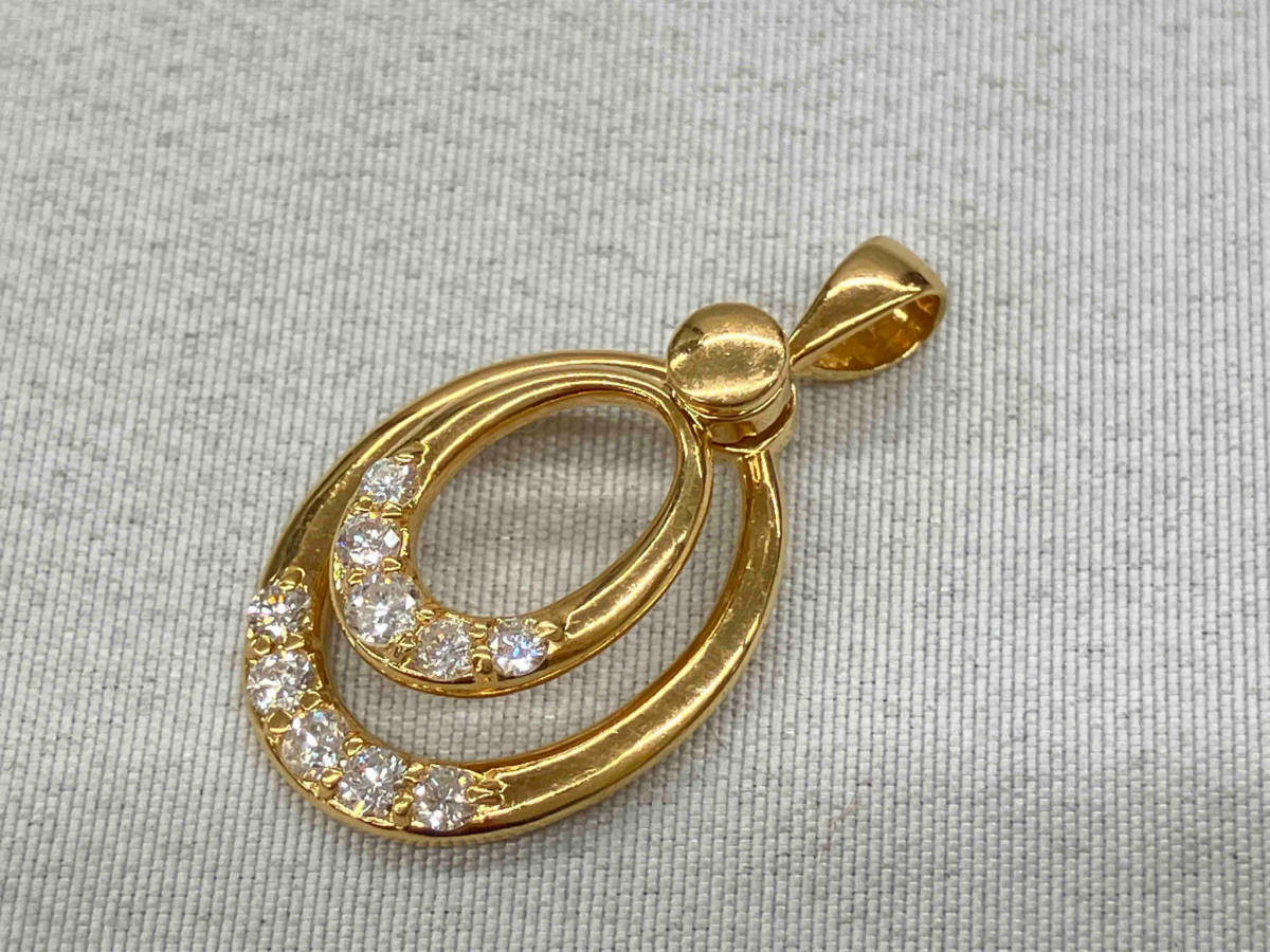 K18 верх бриллиант 0.3ct 2.4g верх Gold 