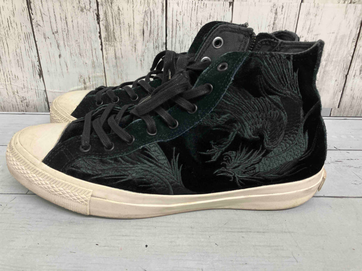 CONVERSE スニーカー 1SC865 ハイカットベロア調28cm ブラック カジュアル_画像3