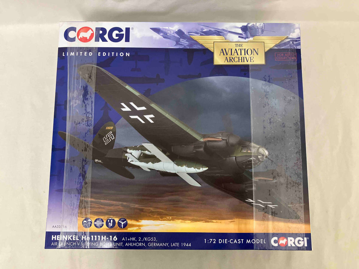 HEINKEL He 111H-16 AA33716 1:72 DIE-CAST MODEL CORGI_画像1