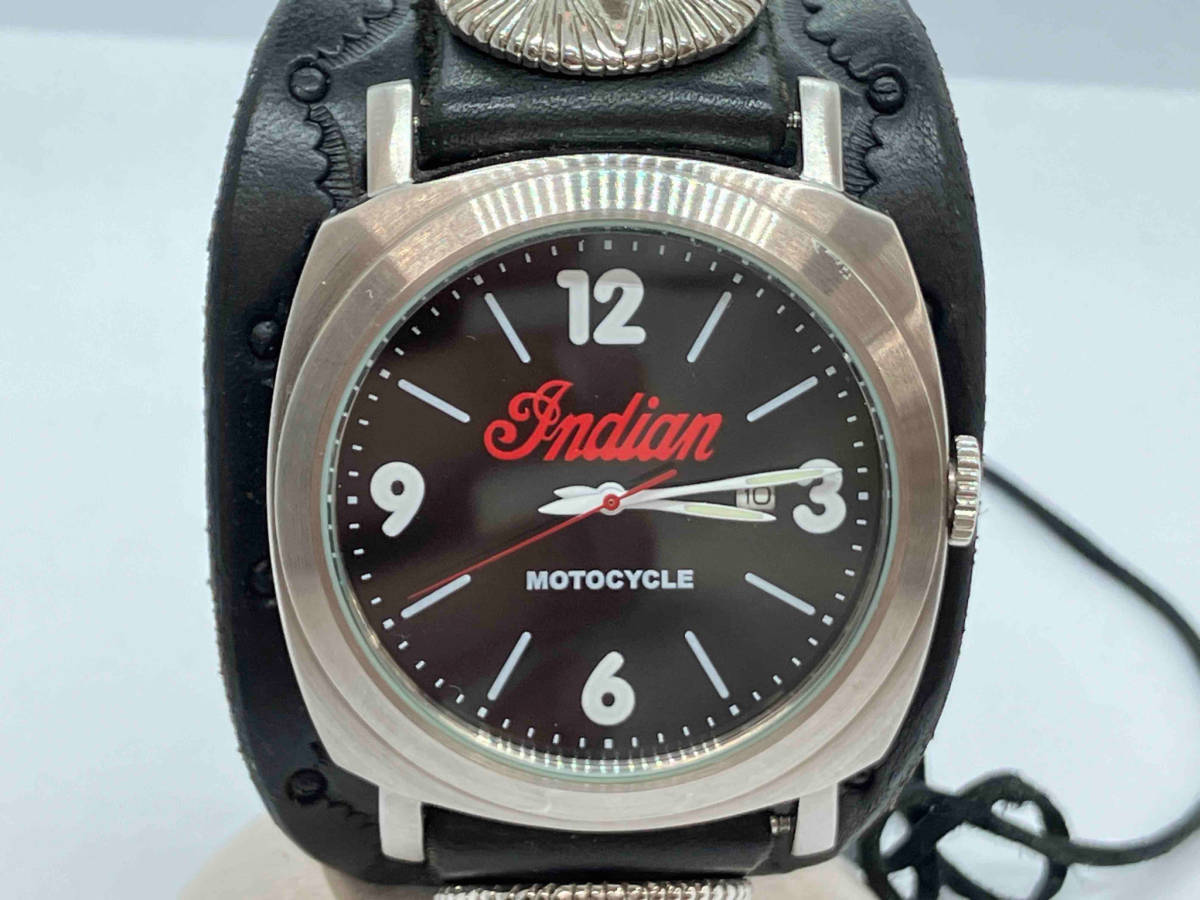 SEIKO セイコー Indian motocycle VJ32-A21061 クォーツ ベルト劣化有り 腕時計