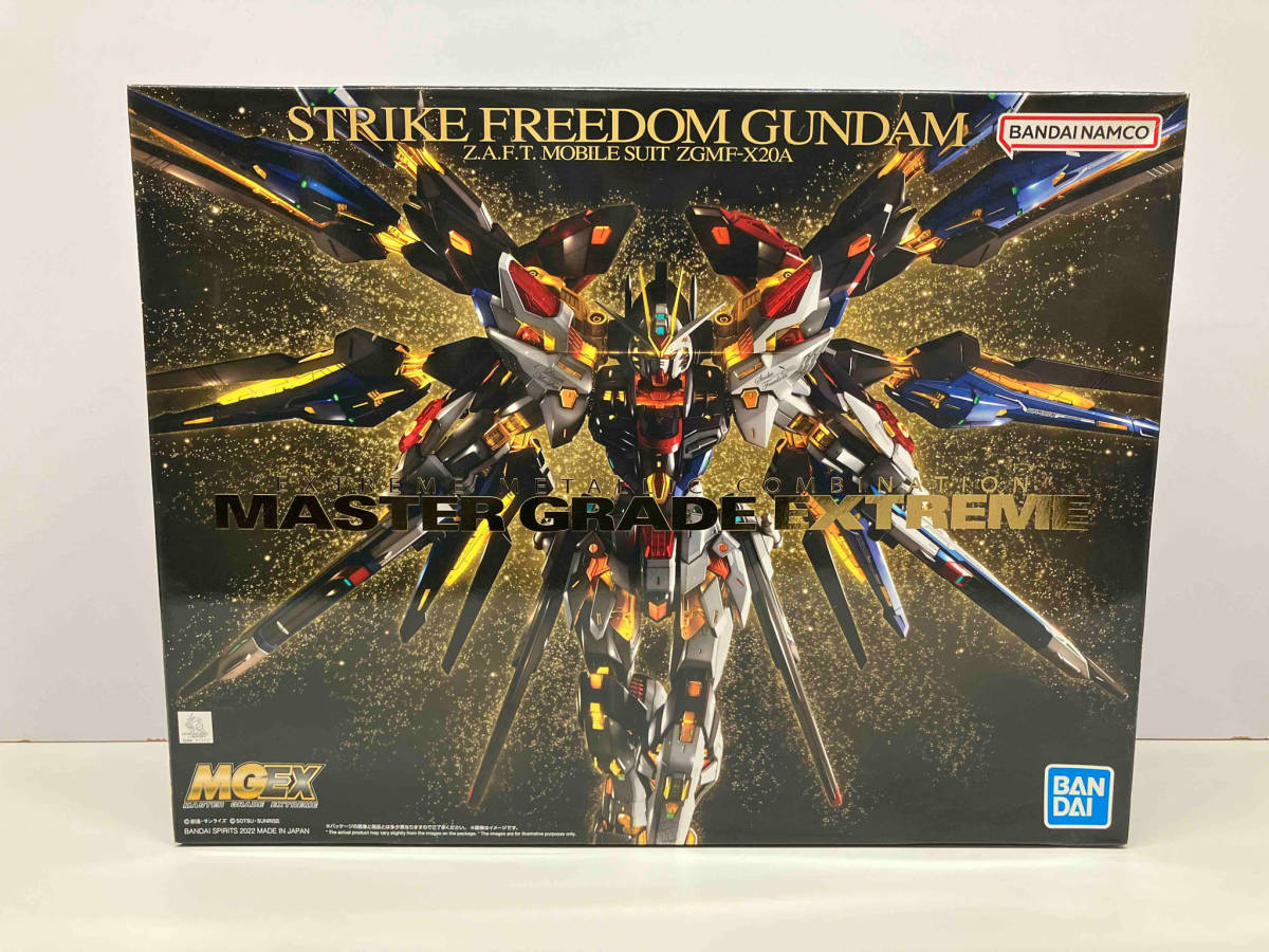 未開封品 現状品 プラモデル バンダイ 1/100 ストライクフリーダムガンダム MGEX 「機動戦士ガンダムSEED DESTINY」_画像1