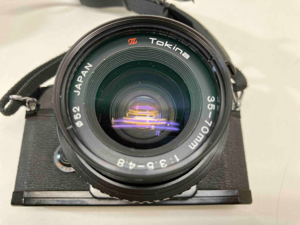 ジャンク Canon キャノン F-1 一眼レフカメラレンズ付き(Tokina 35-70mm1:3.5-4.8)_画像6