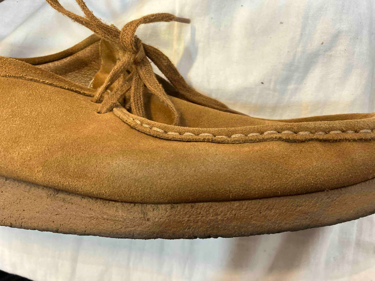 Clarks WALLABEES BOOTwala Be boots 61162012 Brown Camel Clarks store receipt possible 