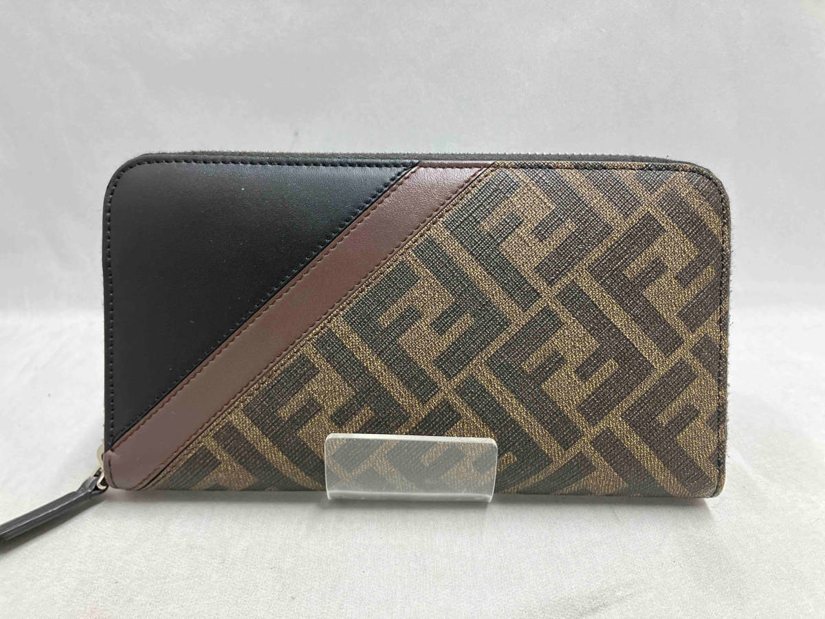 FENDI フェンディ 長財布／ズッカ柄／7M0120-A 財布 ラウンドファスナー_画像1