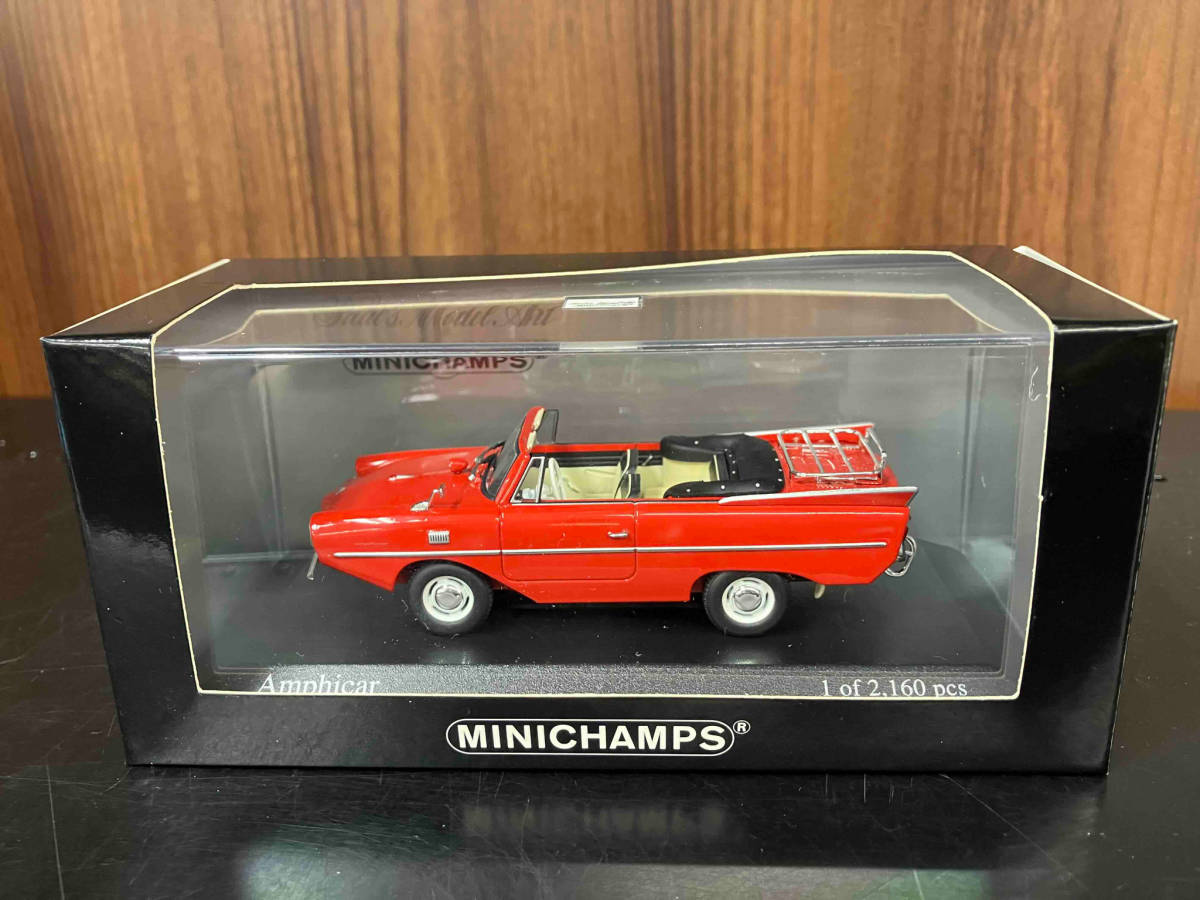 1/43 アンフィカー 770型 水陸両用車 1965 2160個限定 MINICHAMPS ミニチャンプス 西ドイツ車_画像7