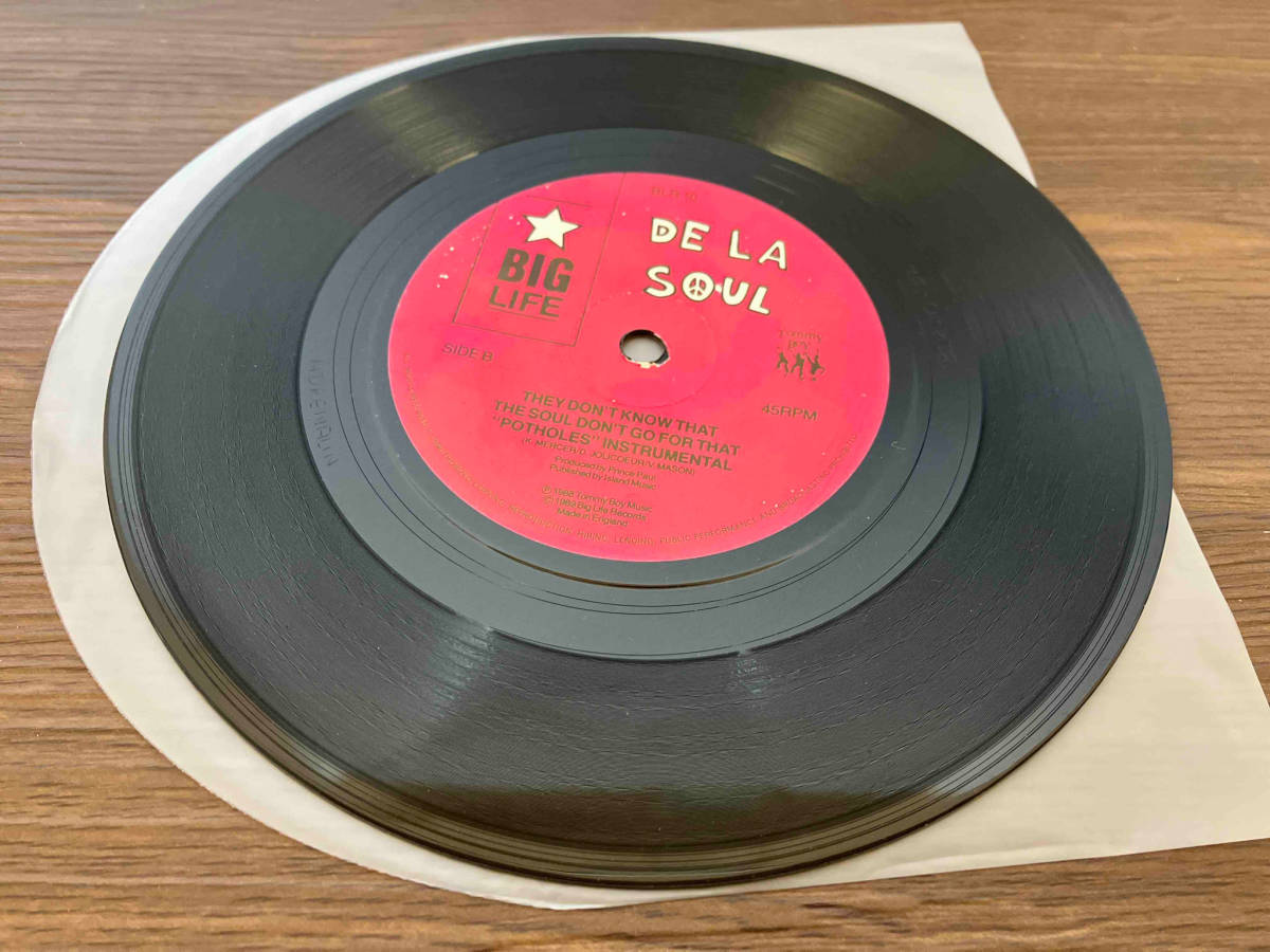 ジャンク EP盤　DE LA SOUL/SAY NO GO デラソウル　Vinyl ビニール ミニ_画像4